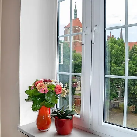 公寓 City Szeroka Apartament 格但斯克