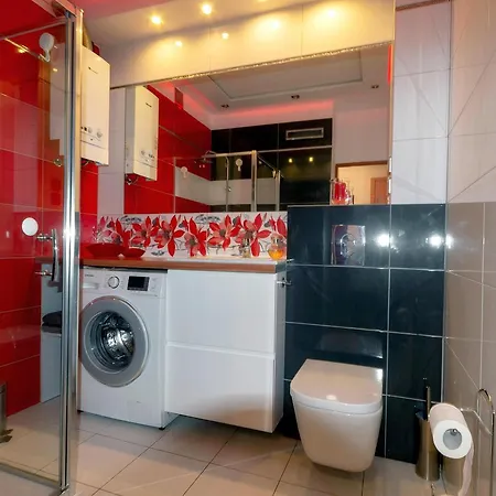 公寓 City Szeroka Apartament 格但斯克