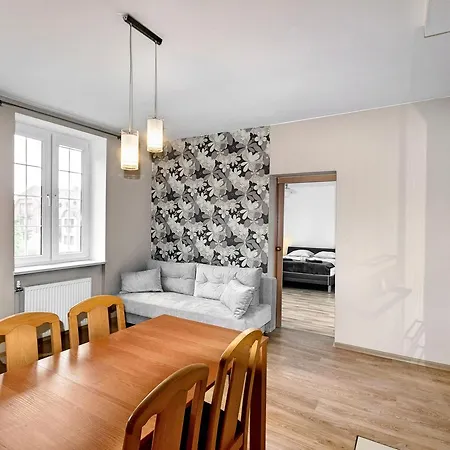 公寓 City Szeroka Apartament 格但斯克